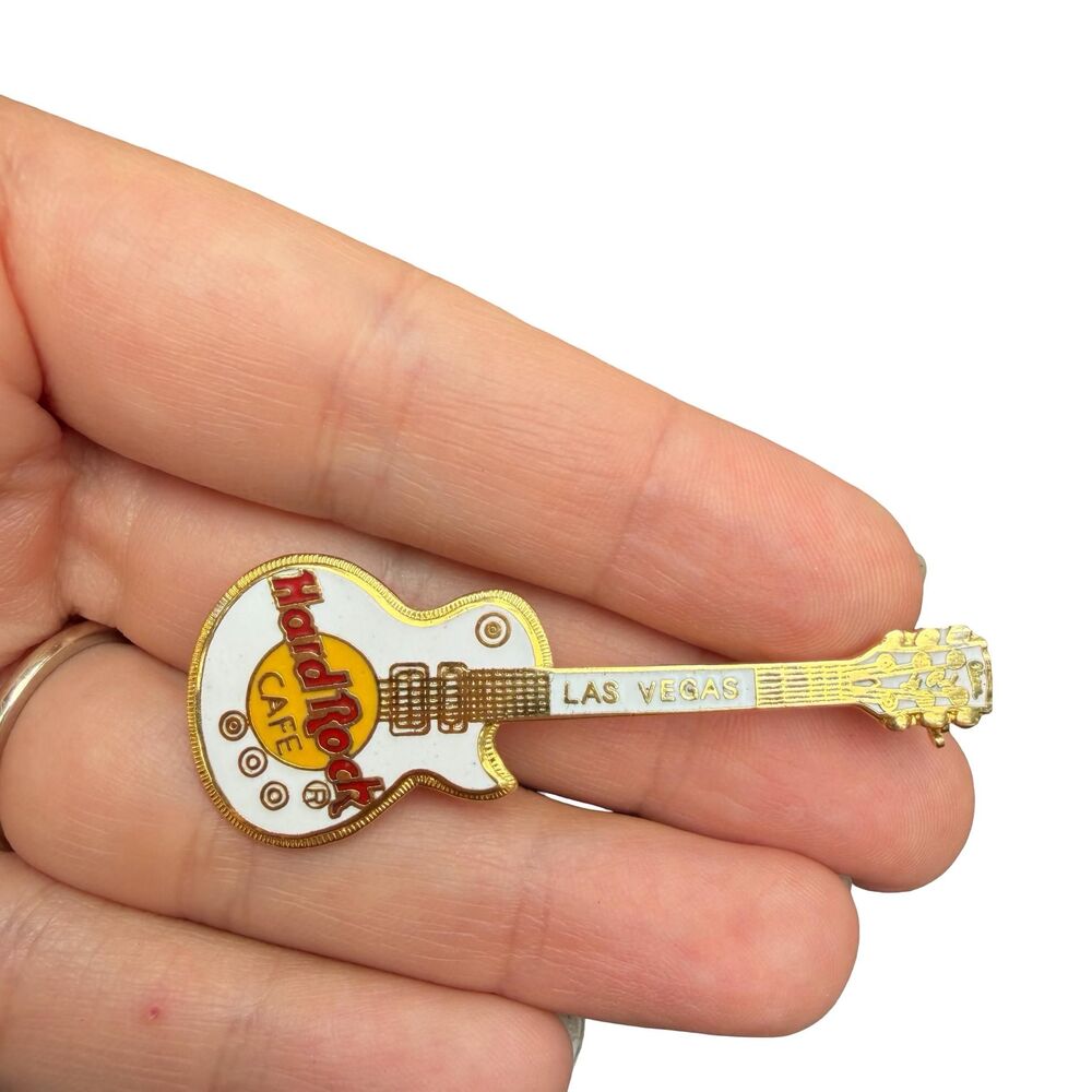 Vintage Jewelry Hard Rock Cafe Las Vegas Guitar Pin